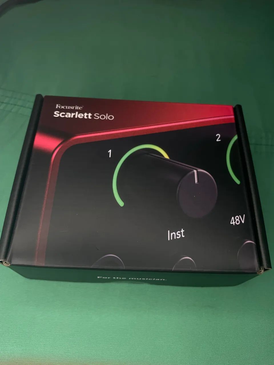 Interface de áudio Scarlett Solo de 4ª Pra vender rápido! - Foto 3