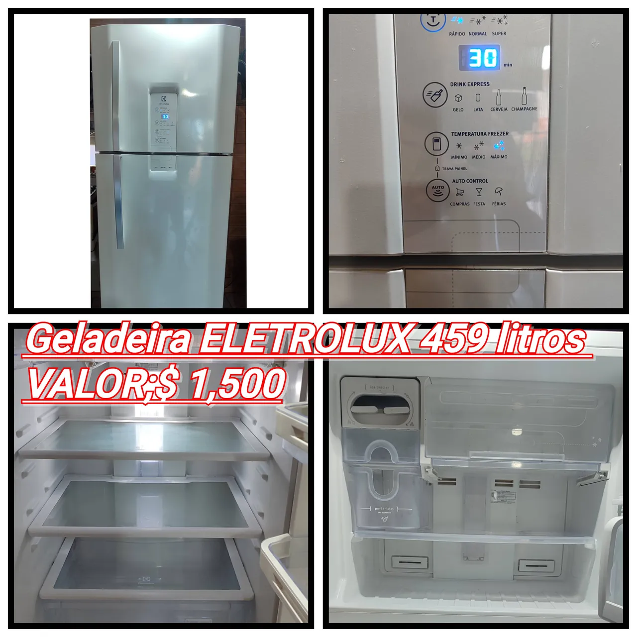 Geladeira Electrolux Frost Free