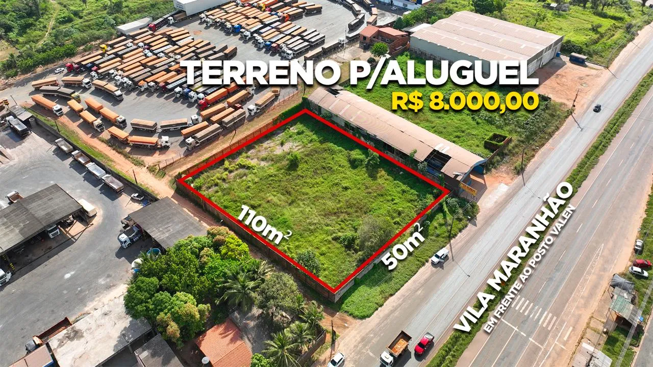 Lote na Vila Maranhão com 5.500 m², São Luís - MA.