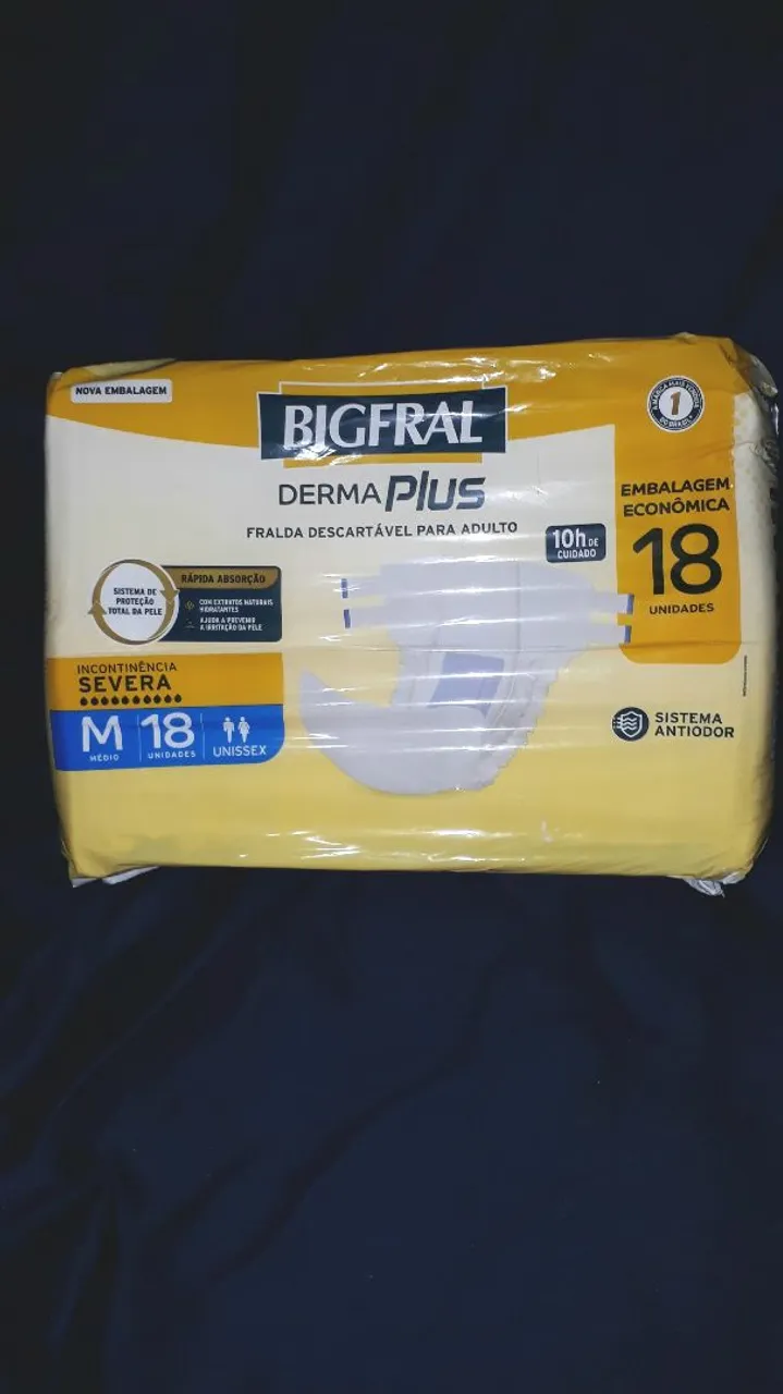 Fralda geriátrica M adulto