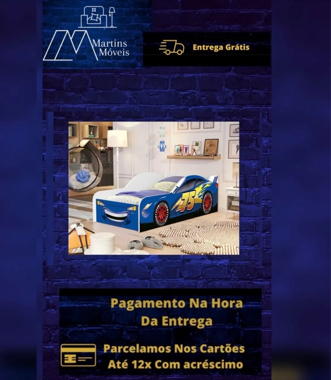 GRANDE PROMOÇÃO* Cama Infantil ENTREGA GRÁTIS ACEITA CARTÃO - Foto 4