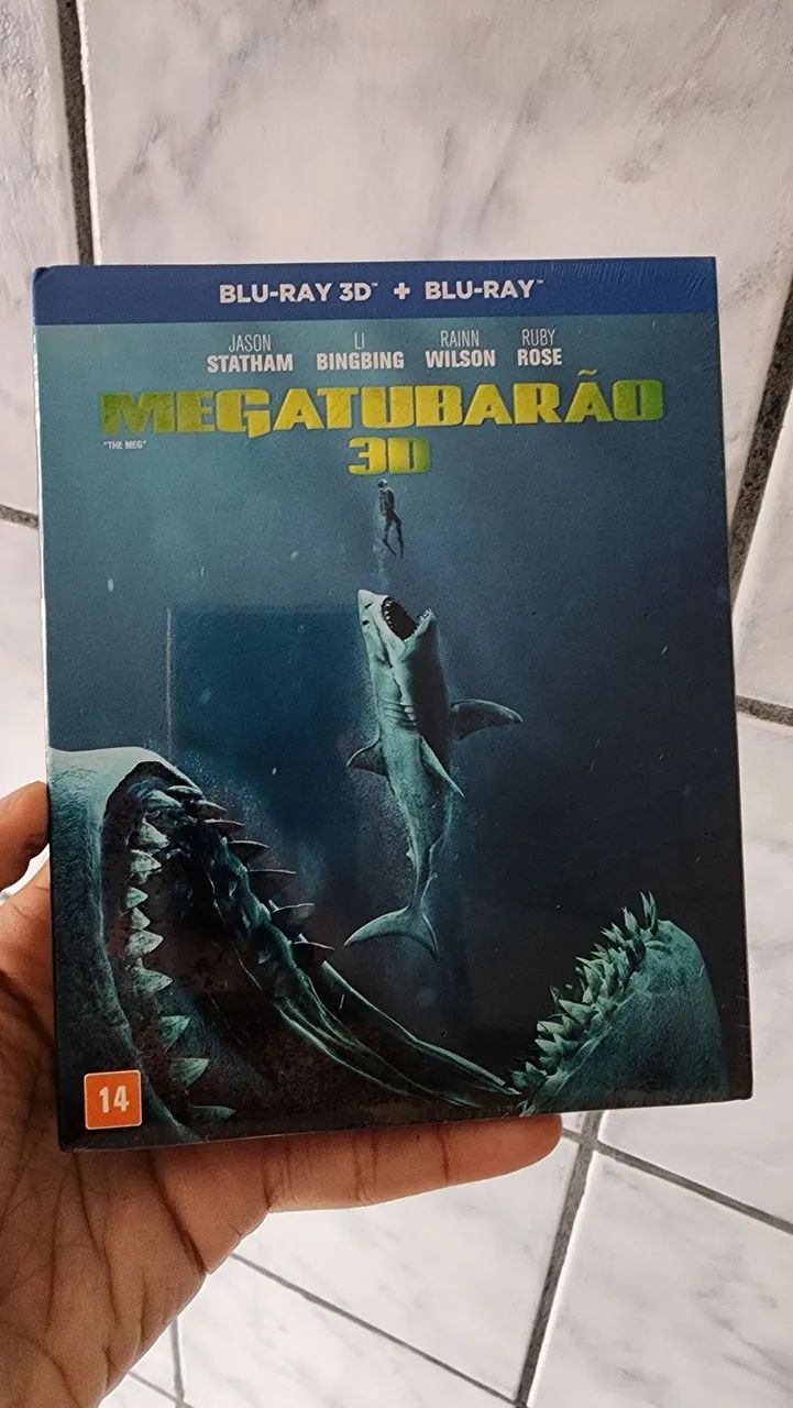 Blu-ray Megatubarão 3D + 2D Lacrado