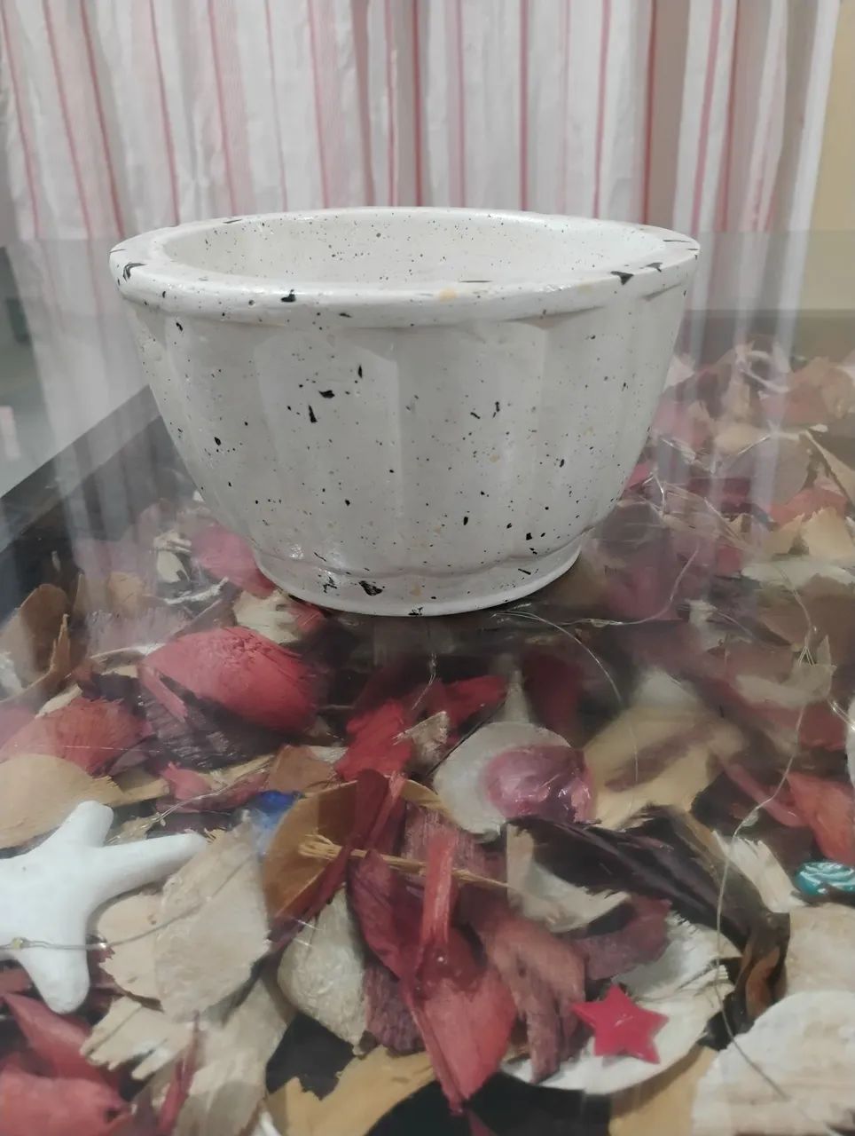 Jogo de Dispenser e Cachepot para Banheiro - Terrazzo - Foto 5
