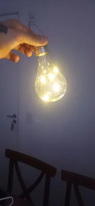5 Lâmpada Solar decoração  - Foto 2