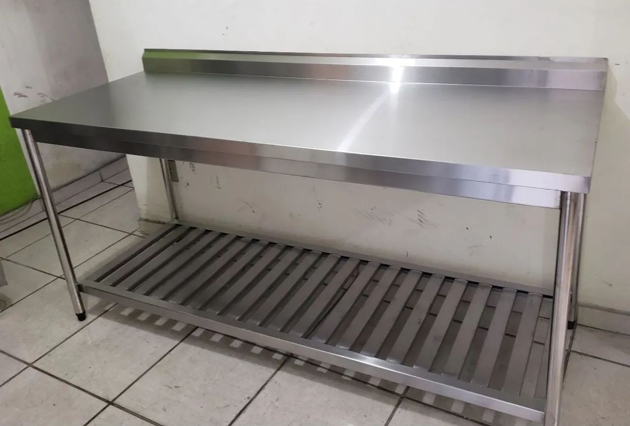 Pia Dupla Industrial em Aço Inox - Foto 4