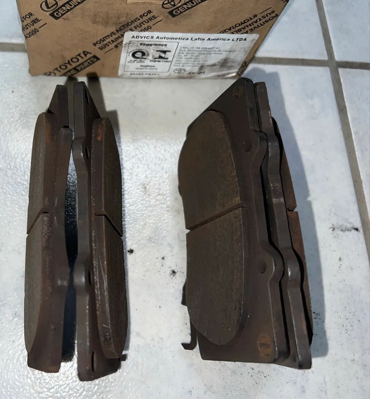 Pastilhas de freio Hilux 