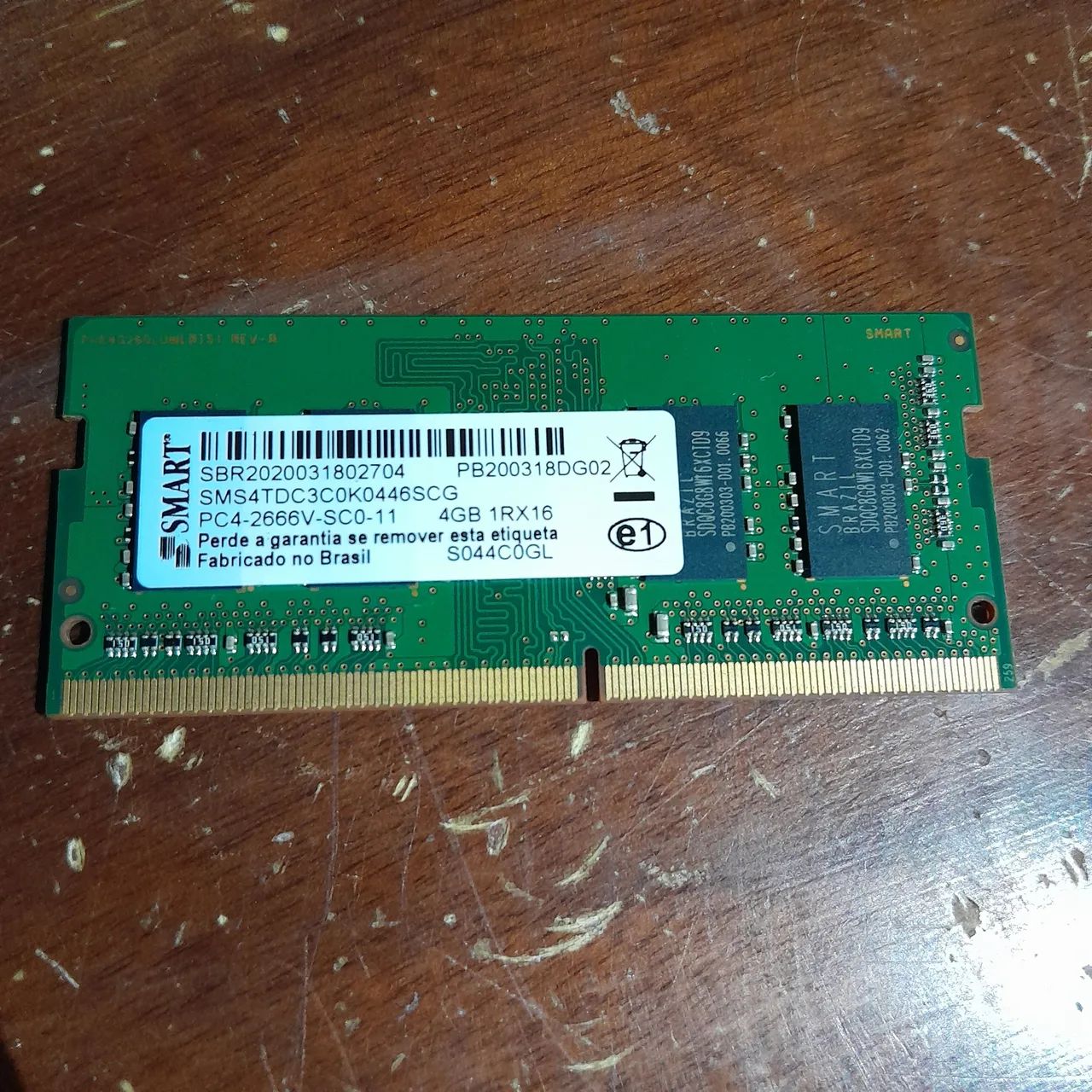 SMART 4GB DDR4 PC4-2666V RAM Memory64208807142402121