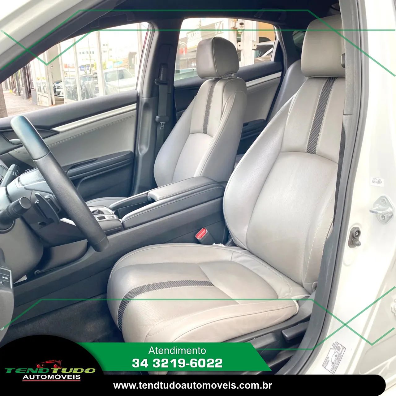 HONDA CIVIC 2.0 16V FLEXONE EX 4P CVT BRANCO 2021 - Foto 5