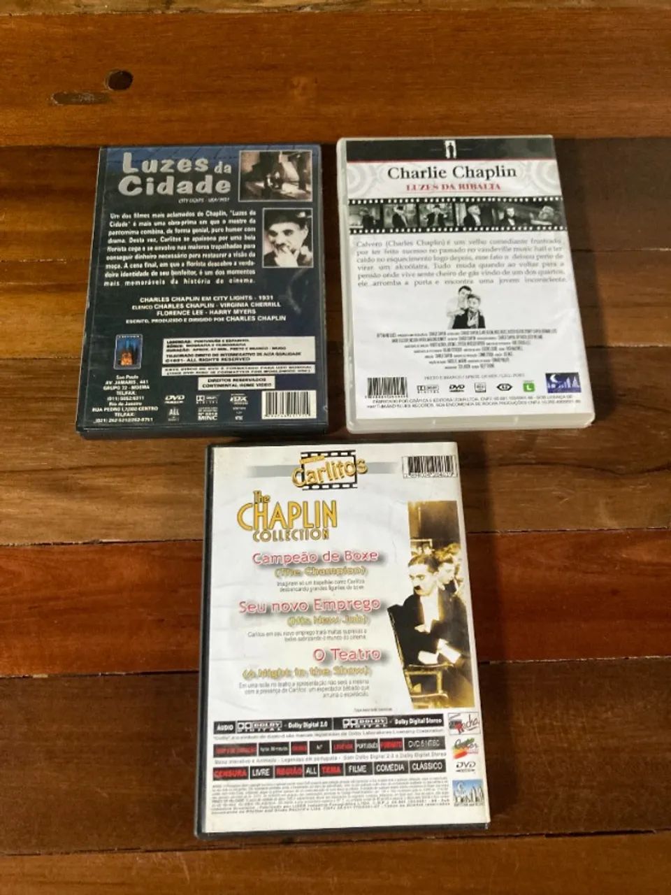 Charlie Chaplin - Lote c/ 3 DVDS - Foto 2