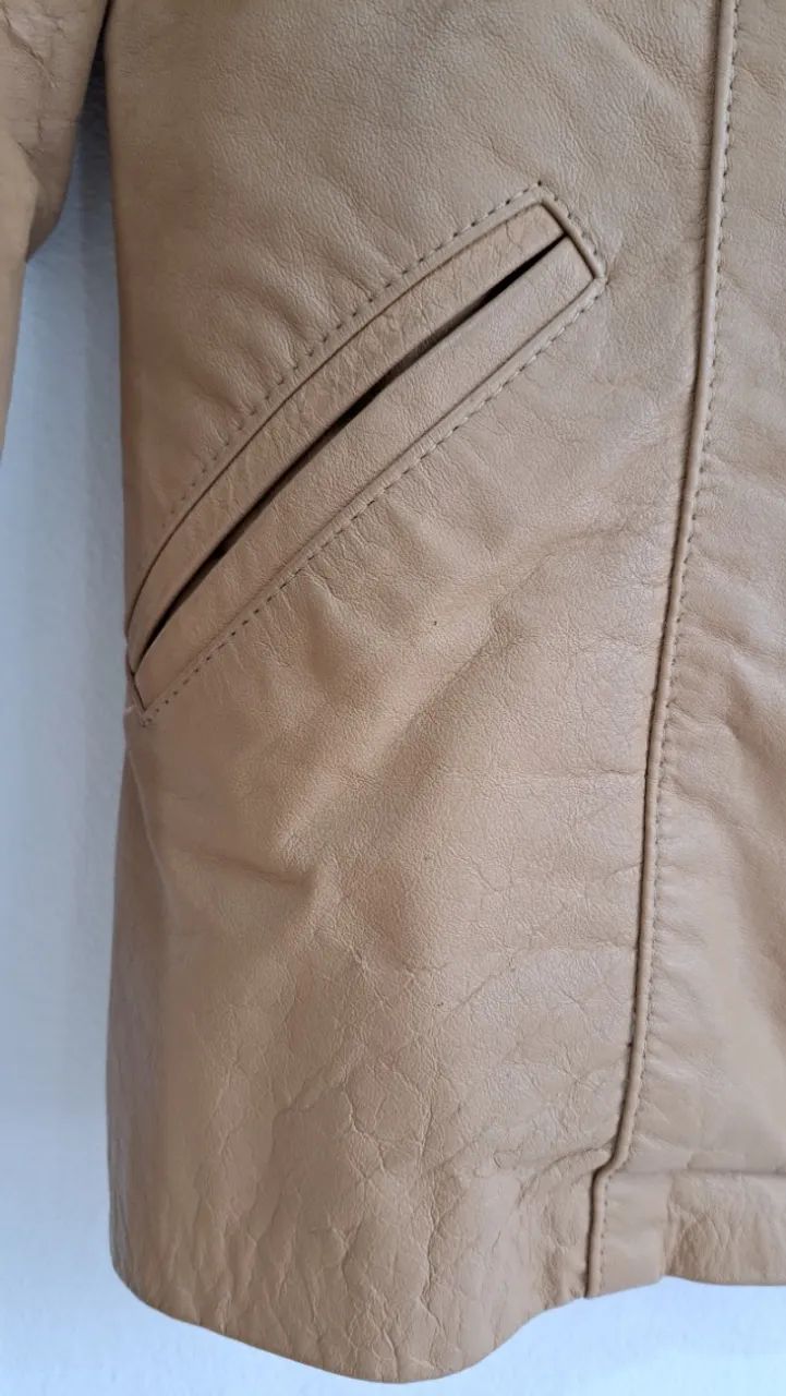Casaco de Couro legítimo Feminino - Foto 5