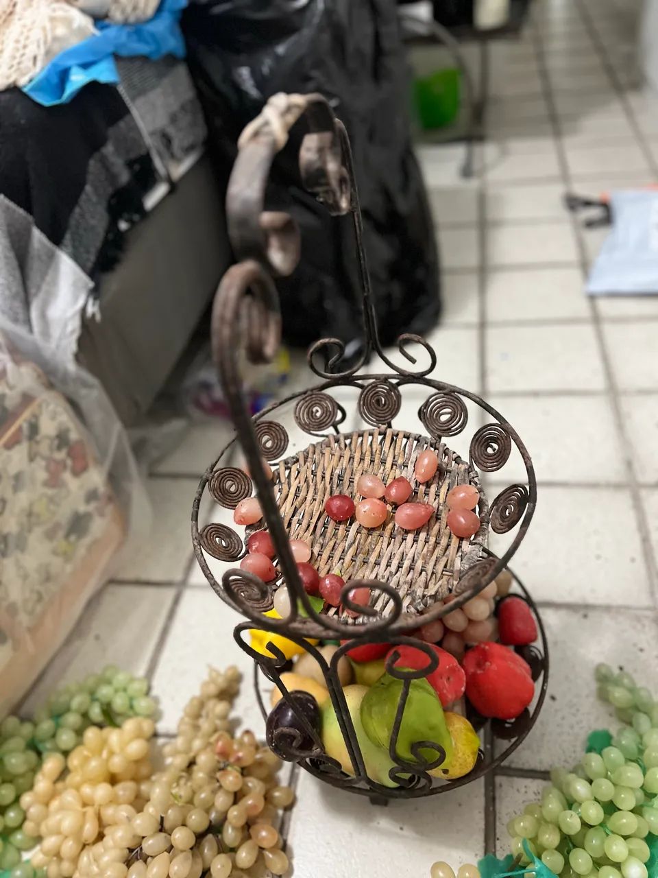 Cesta para frutas antiguidade  - Foto 2