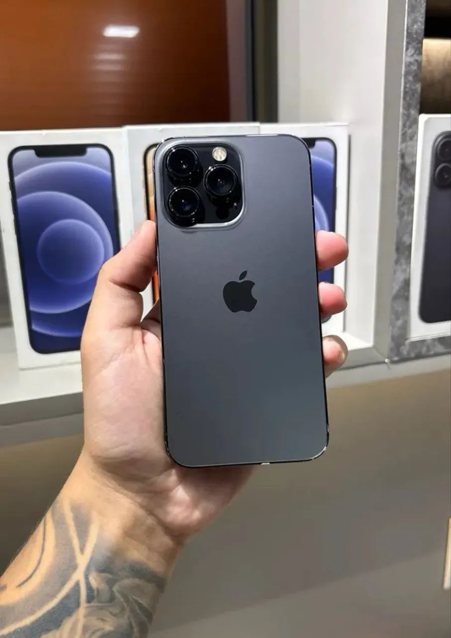 iPhone 13 Pro 128 gb semi novo Preto  - Foto 3
