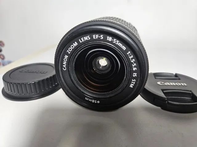 Lente Canon 18-55 Seminova - Foto 2