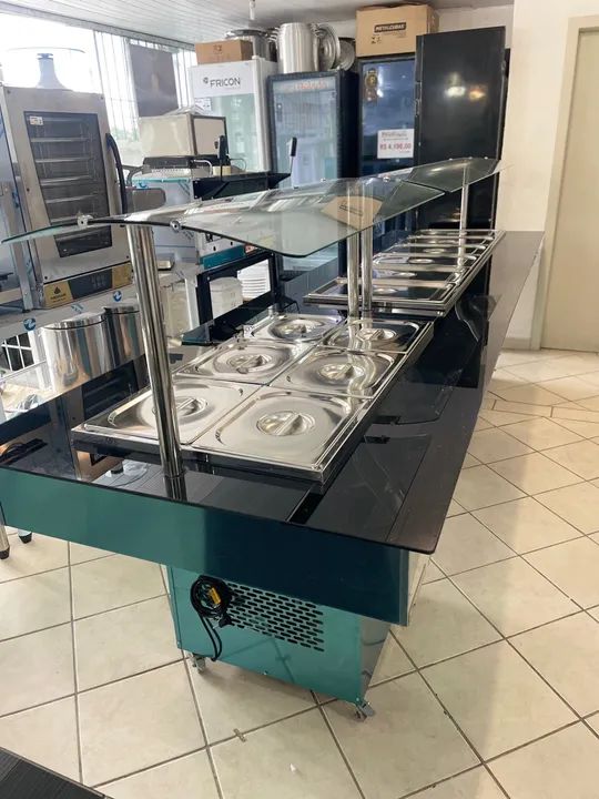 MB conjunto de buffet térmico e refrigerado Refrimate 