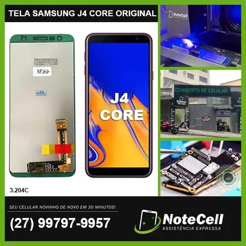 Tela Display Para Samsung J4 Core Original 3.204c - Instalação Expressa Expressa