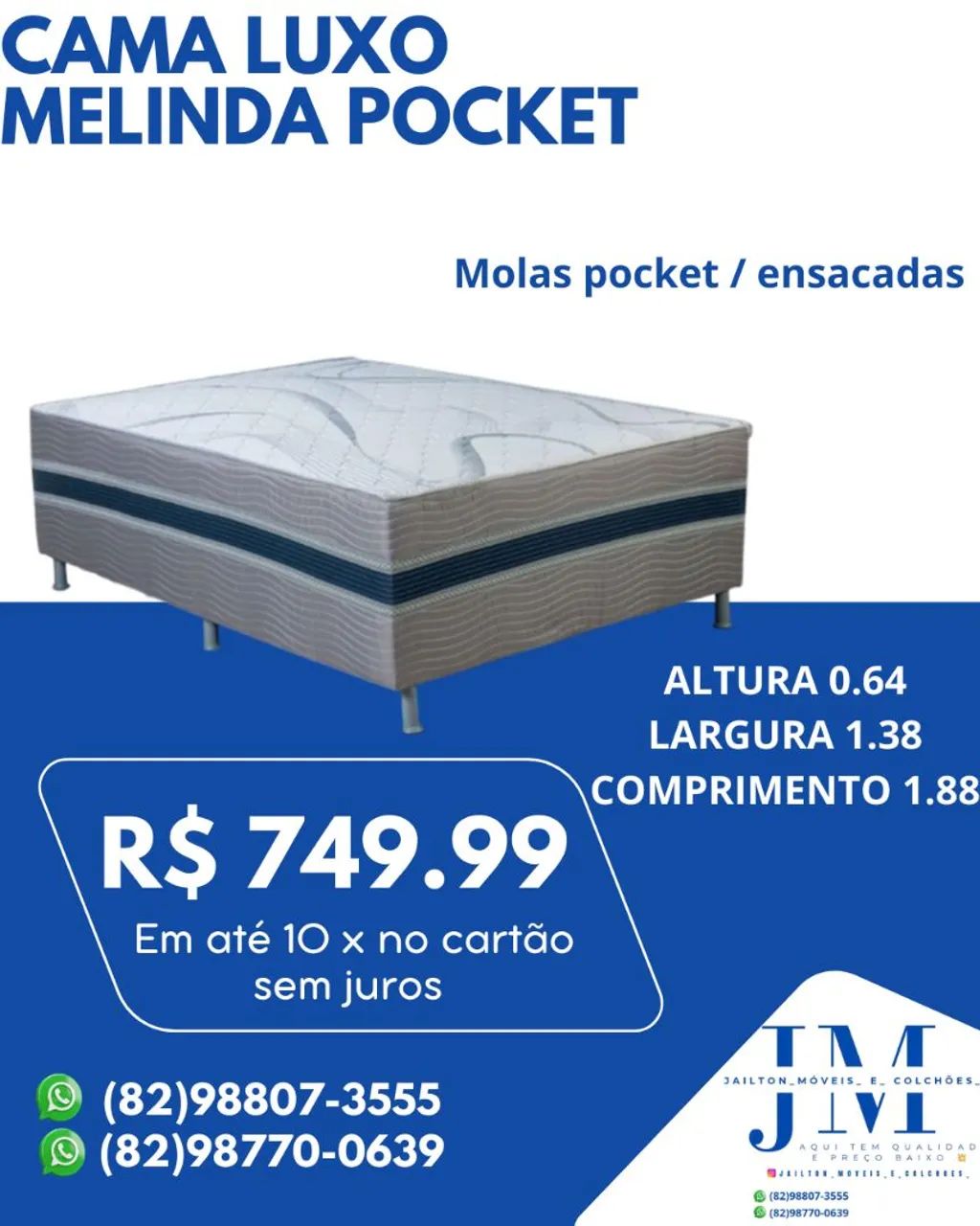 CAMA BOX LUXO BOM SONO 