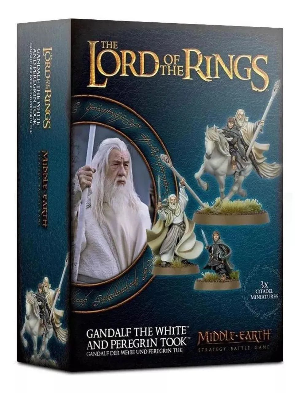 Jogo Estratégia Senhor Anéis Gandalf Pippin Scadufax PRODUTO LACRADO