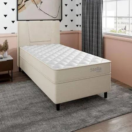 Base Para Cama Solteiro Bege