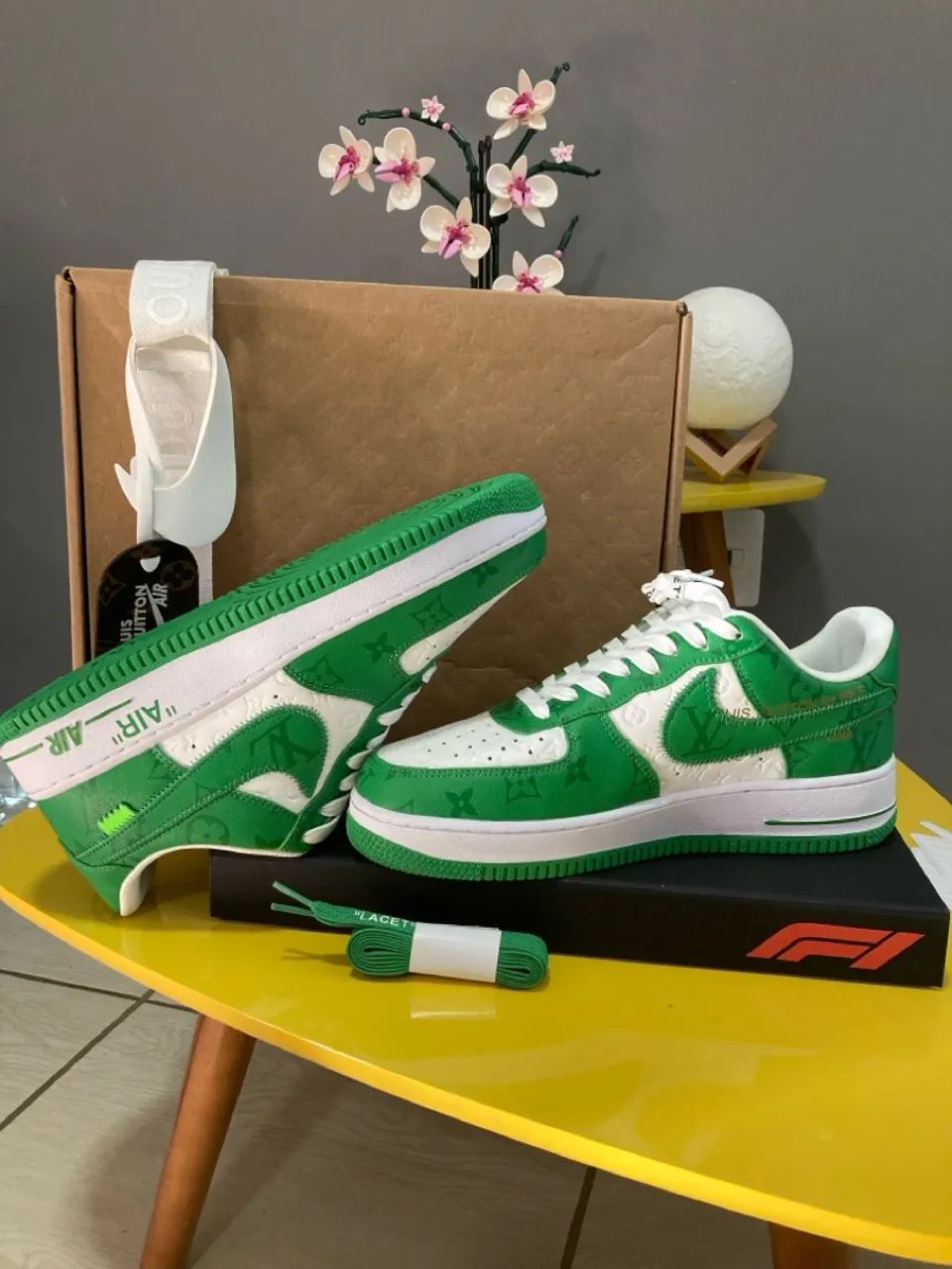 Air Force 1 x Louis Vuitton LV Green