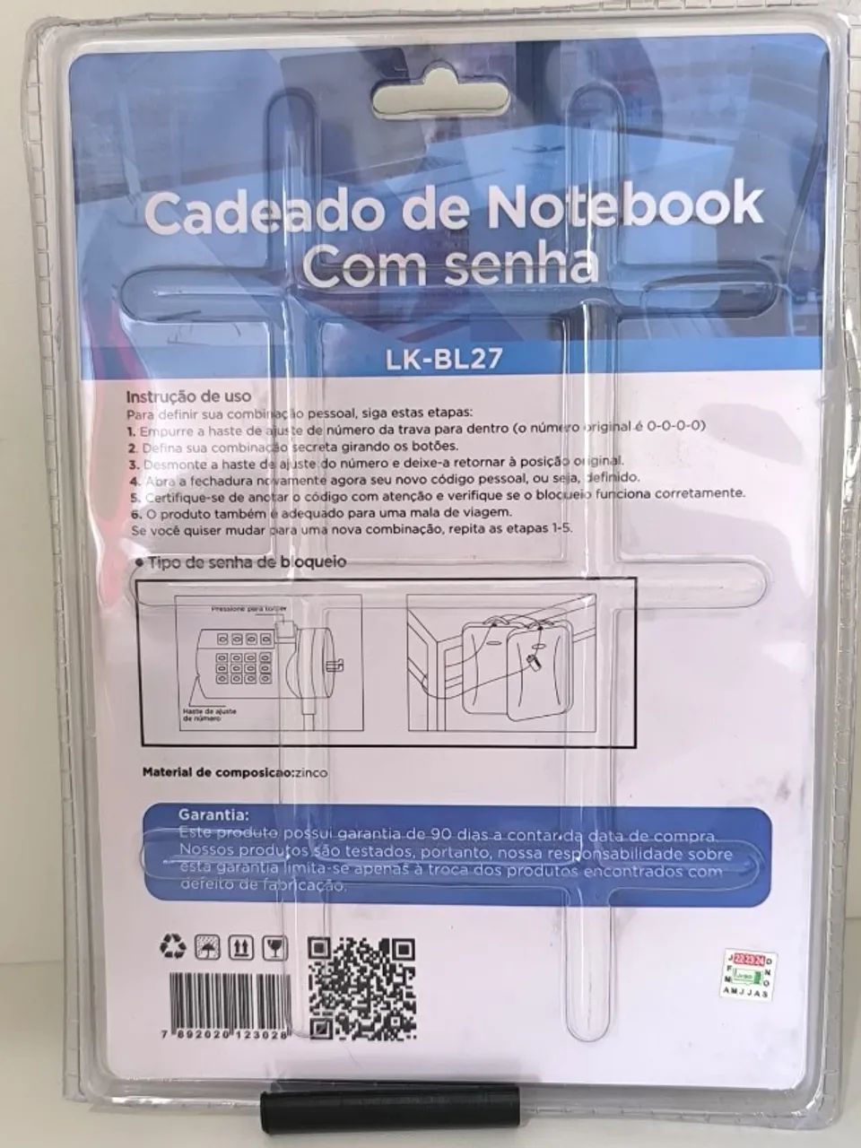 Cadeado de Notebook com Senha -R$15,00 - Foto 2