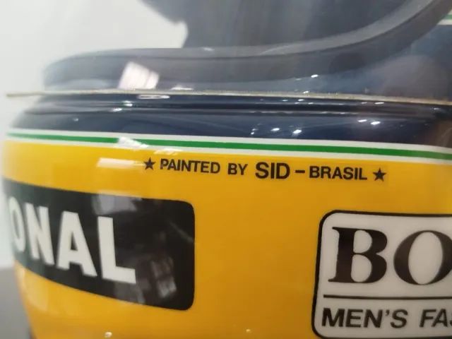 RARIDADE CAPACETE DO AIRTON SENNA - Pintado por SID MOSCA - Foto 3