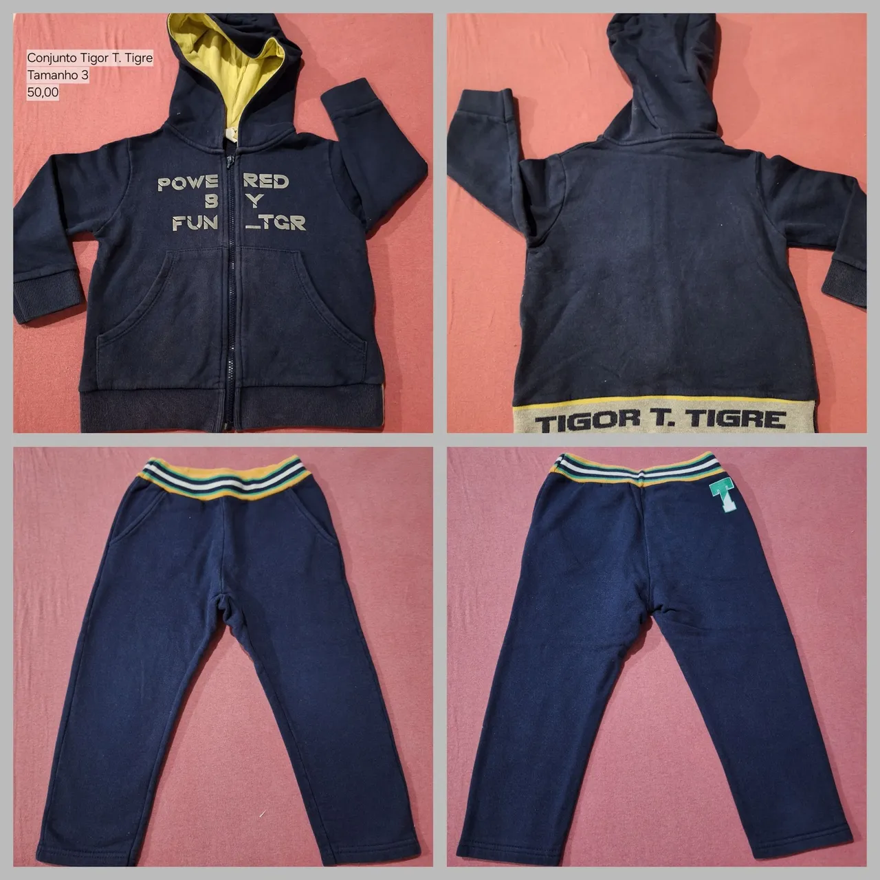 Conjunto Tigor T. Tigre - Tamanho 3