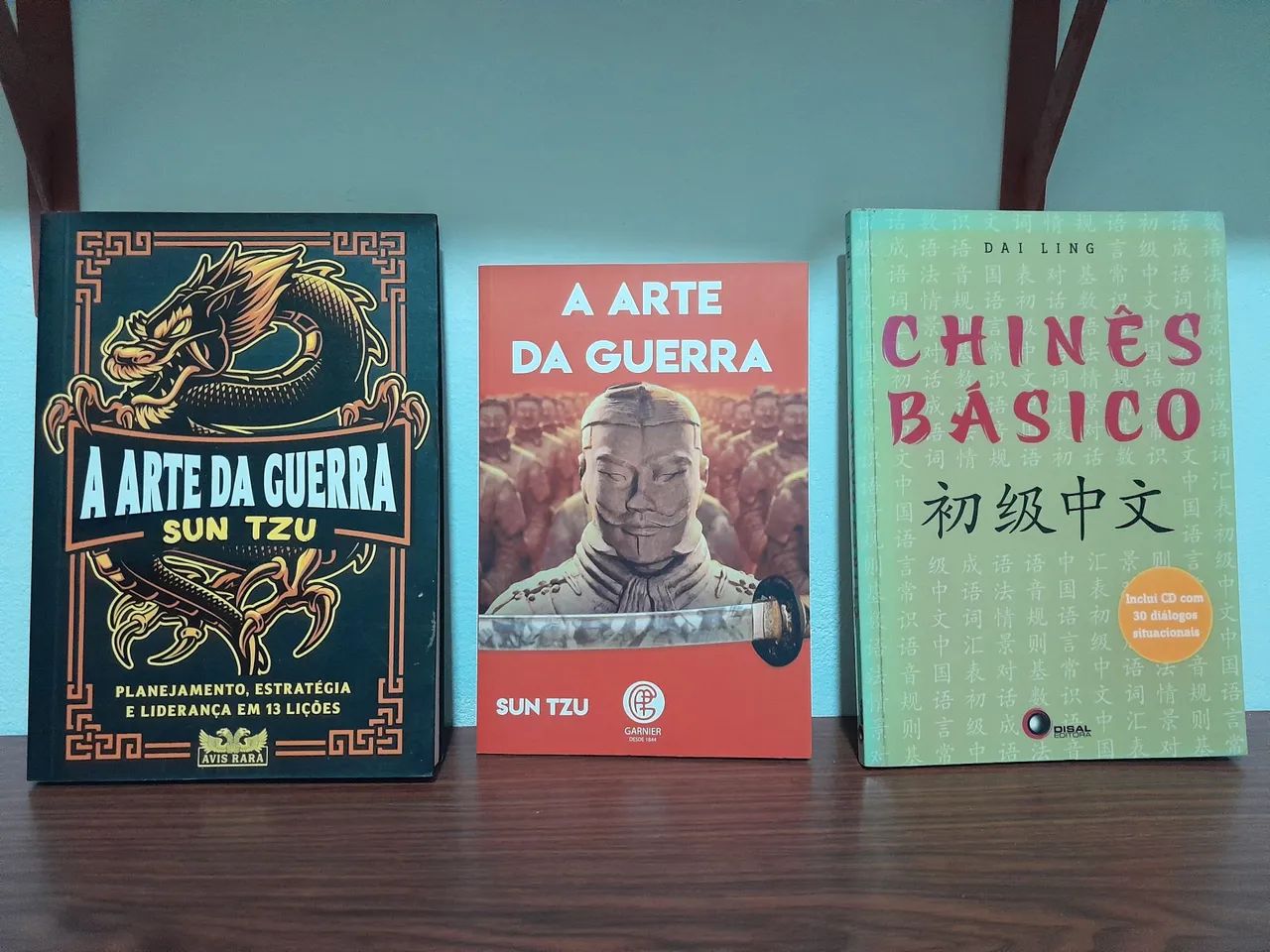 3 Livros: A Arte da guerra/ arte da guerra/ chinês básico 