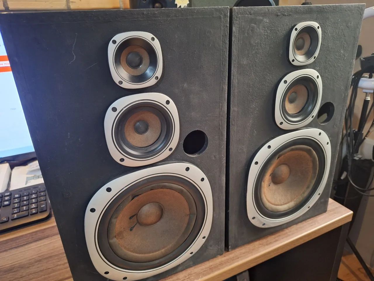 Caixas de Som Vintage - Ótimo Som!
