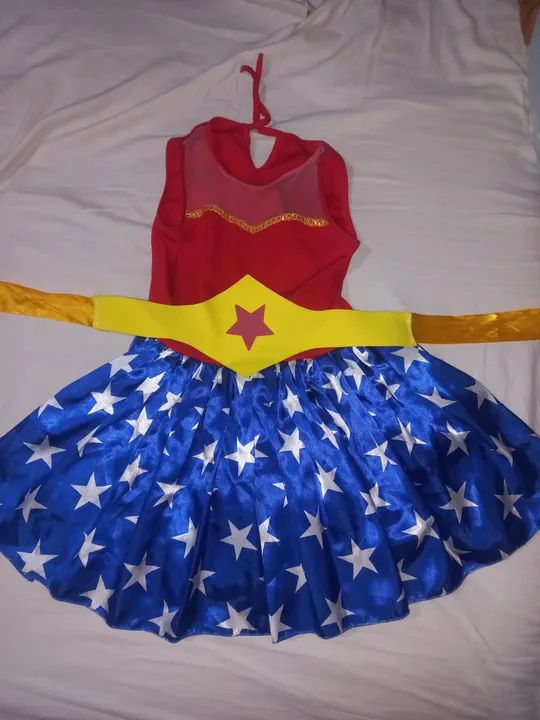 Fantasia de Mulher Maravilha Infantil Carnaval
