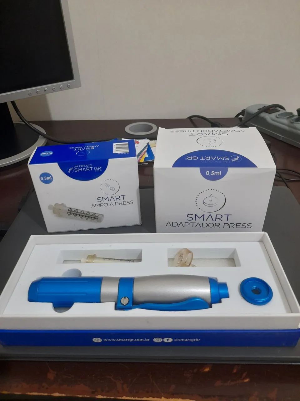 Caneta pressurizada smart gr + adaptador press + ampola