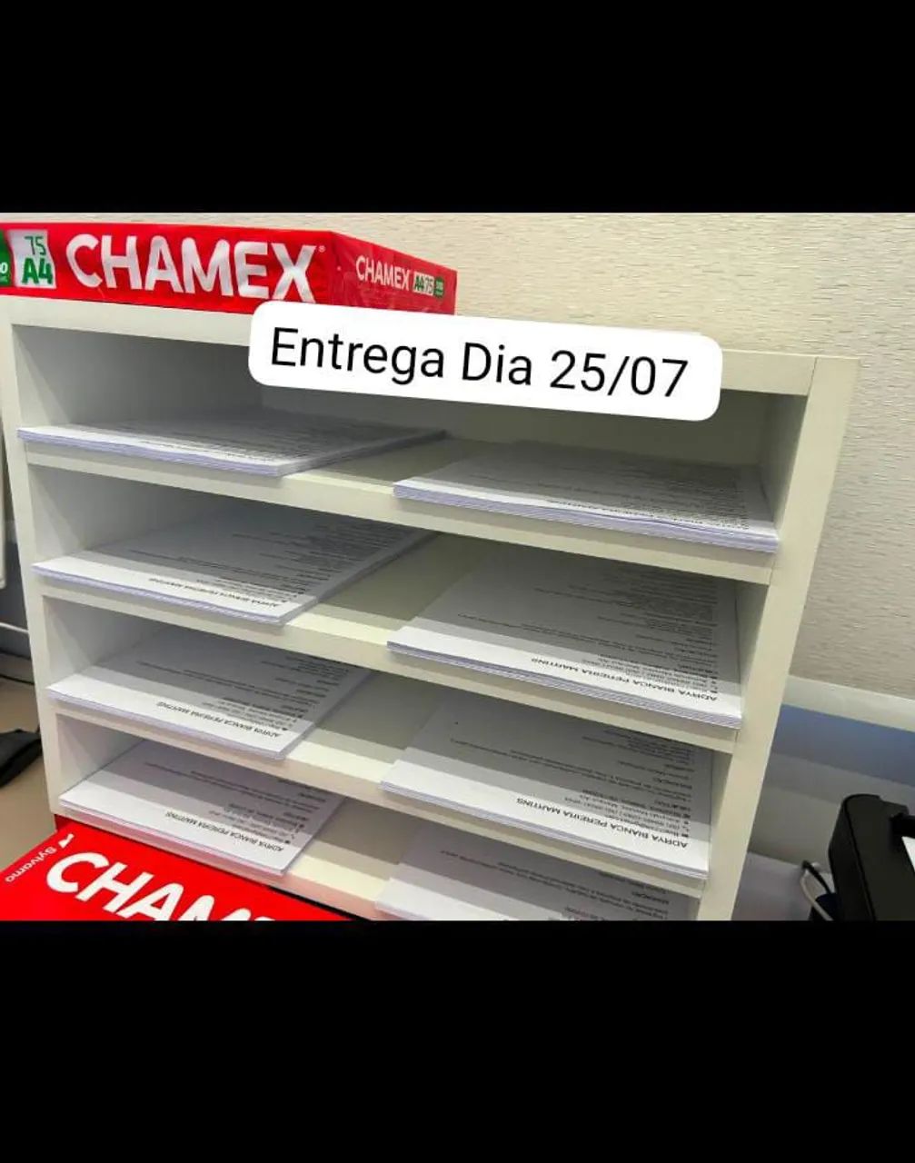 Entrega de currículo 