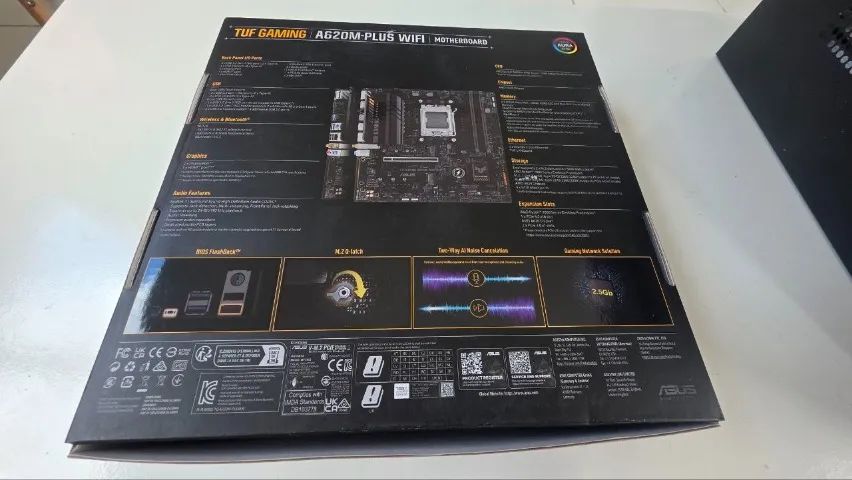 Placa Mãe Am5 A620 Asus tuf com Wifi - Foto 4