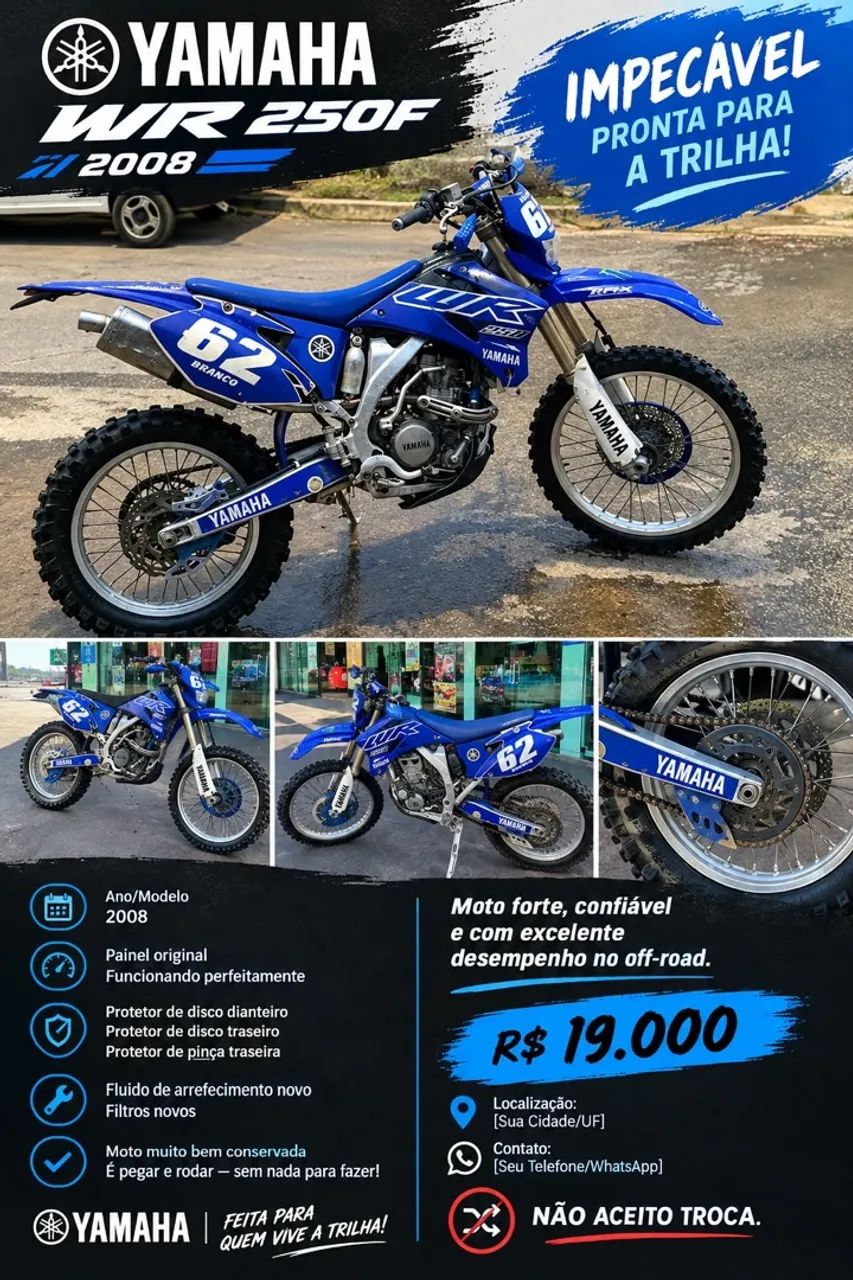 Wr 250F 2008 