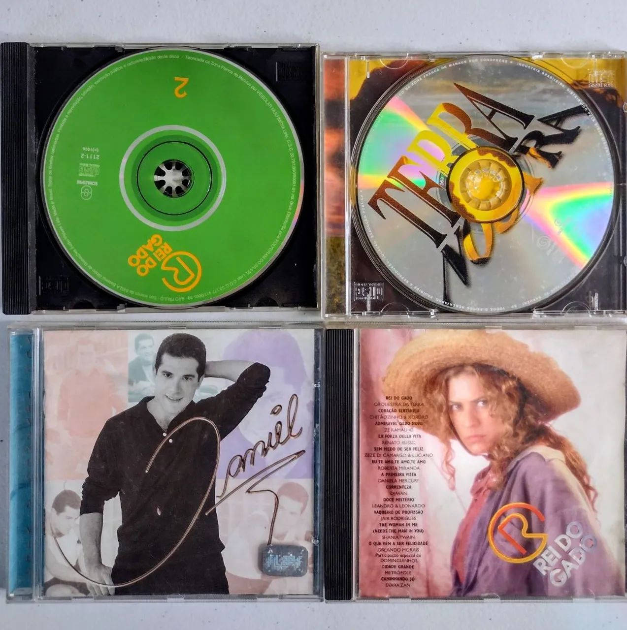 CD ORIGINAL PACOTE, TERRA NOSTRA, REI DO GADO,  DANIEL 