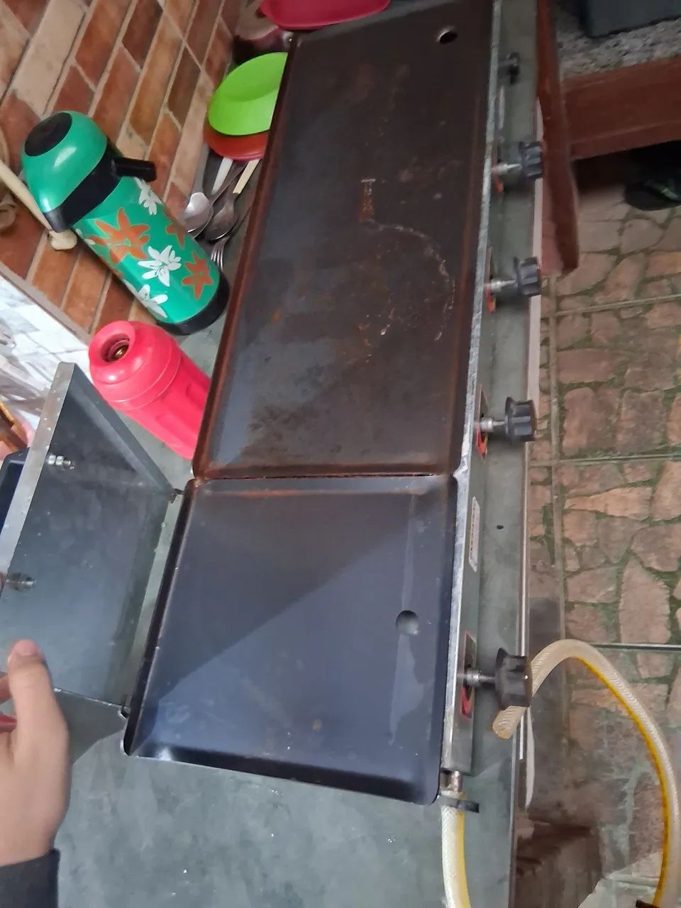 Chapa industrial para lanches 97x30