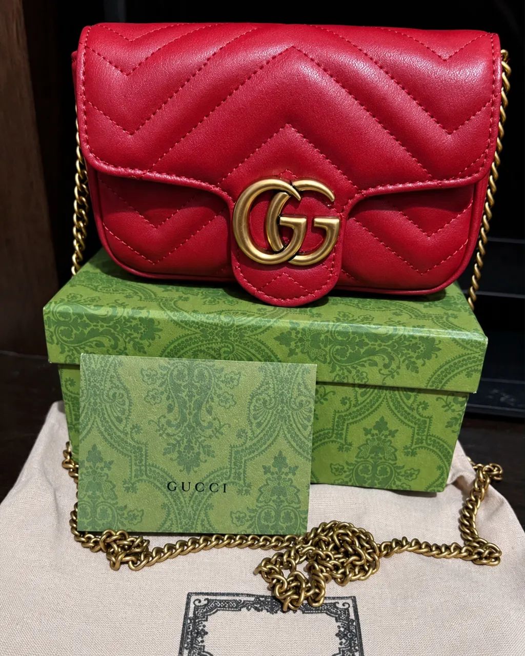 Linda bolsa marmont mini, super nova, tem os acessórios e certificado. - Foto 4