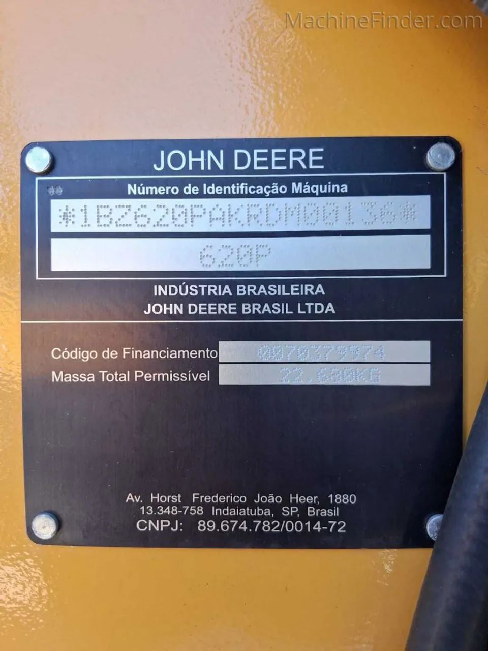 MOTONIVELDORA JOHN DEERE 620P - Foto 3