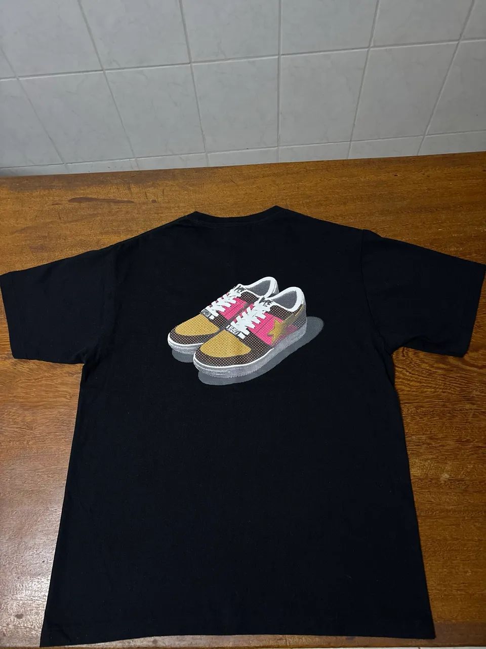 bape bapesta color tee