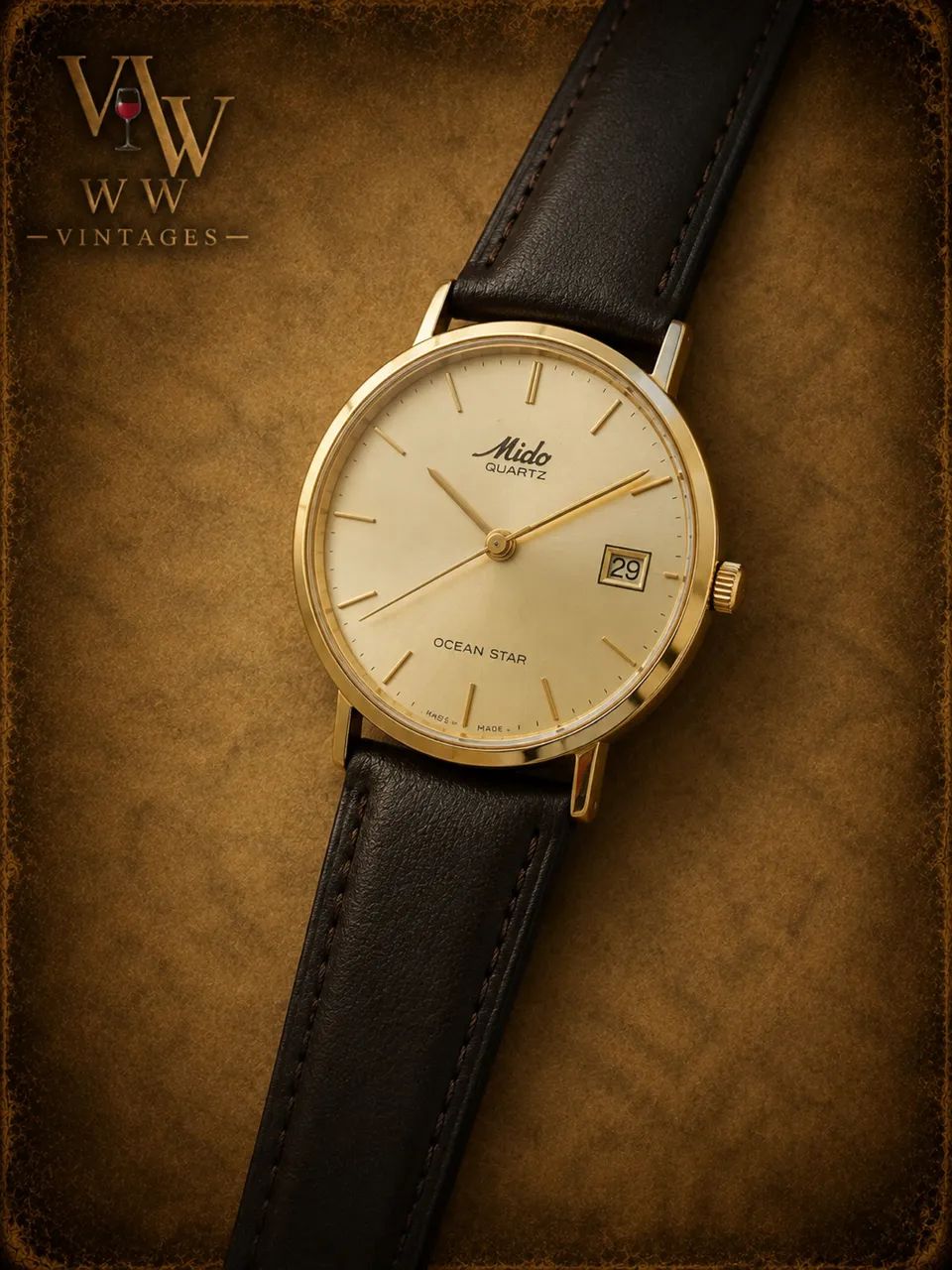 Relógio Vintage Mido Ocean Star 