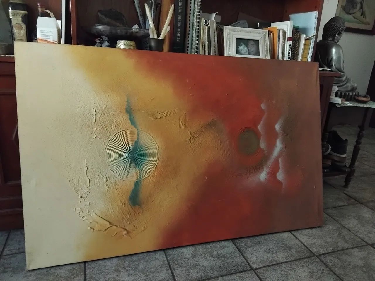 Quadro moderno à óleo.  - Foto 3