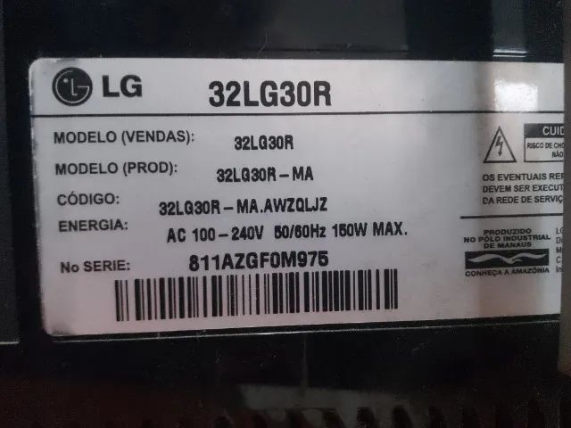 TV LG LCD MODELO 32LG30R - Foto 5