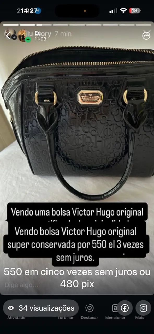 Bolsa Victor Hugo original 