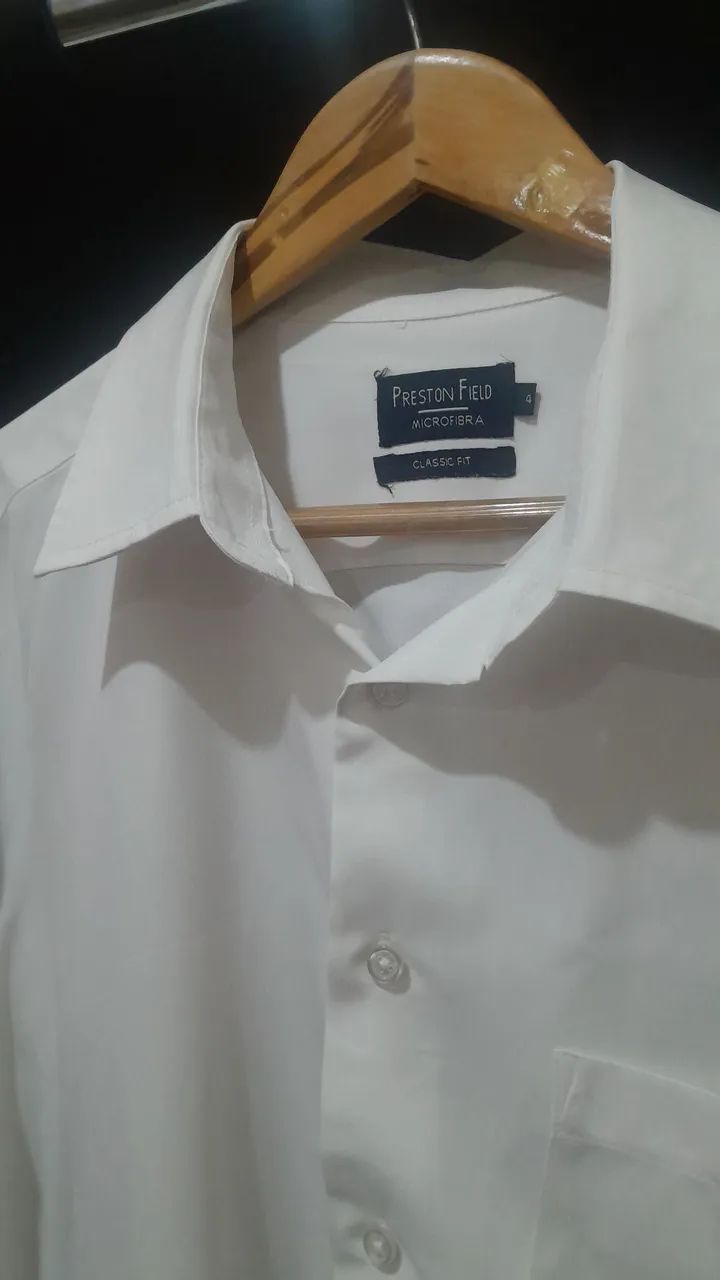 Camisa social slim fit