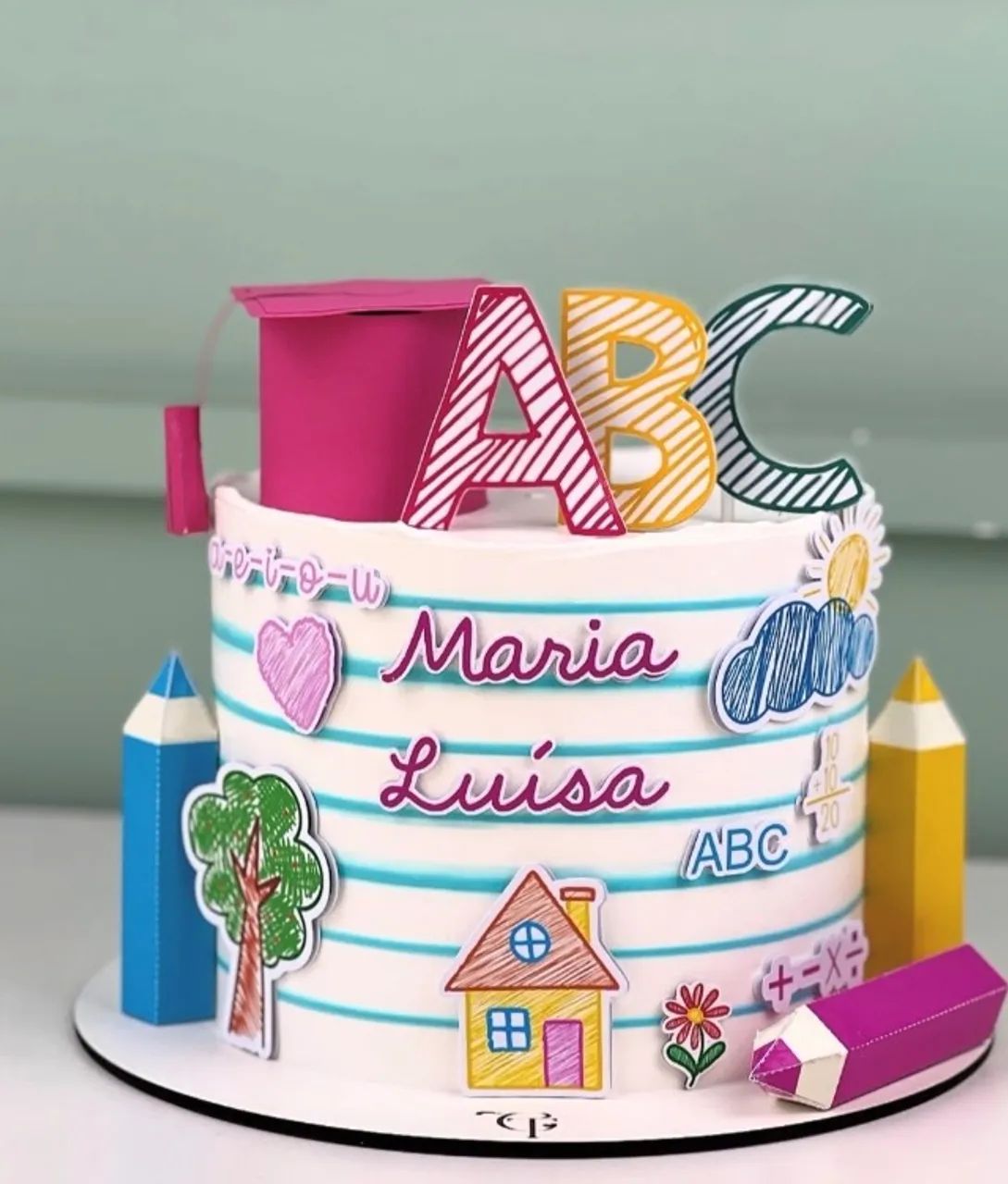 Bolo ABC formatura