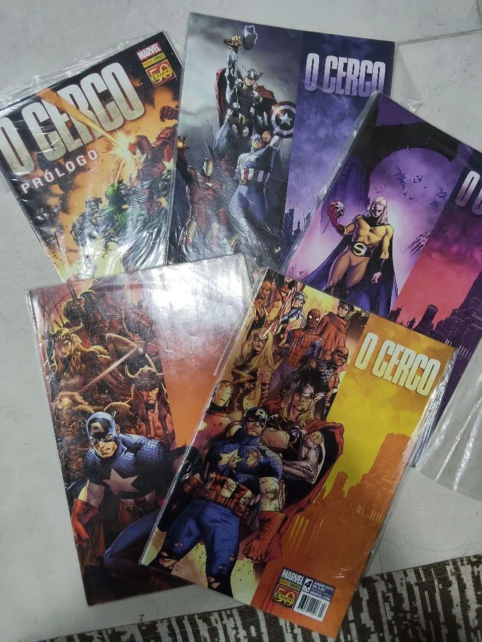 Coleção completa - O Cerco - Marvel