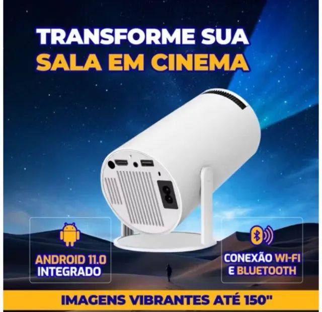 Projetor HY300 Smart 11 4K Ultra HD Bluetooth + WiFi  - Foto 5