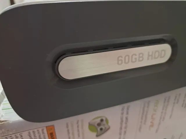xbox 360 arcade na caixa completo com hd bloqueado - Foto 3
