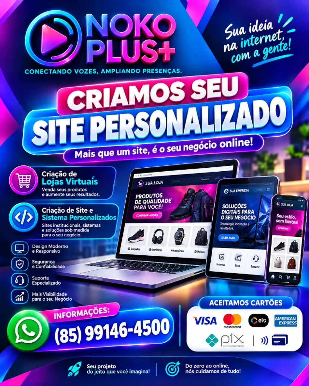 Criamos seu Site 