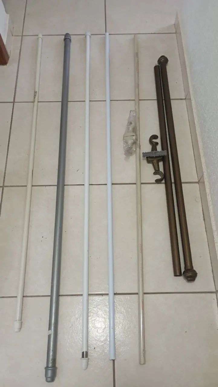 Bastão de cortina bem conservado  - Foto 2