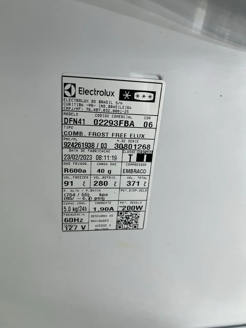 Geladeira Eletrolux 371L - Foto 2